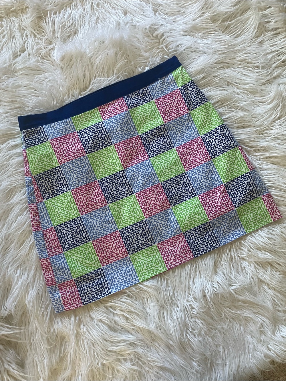 Vineyard Vines Multicolored Print Mini Skirt